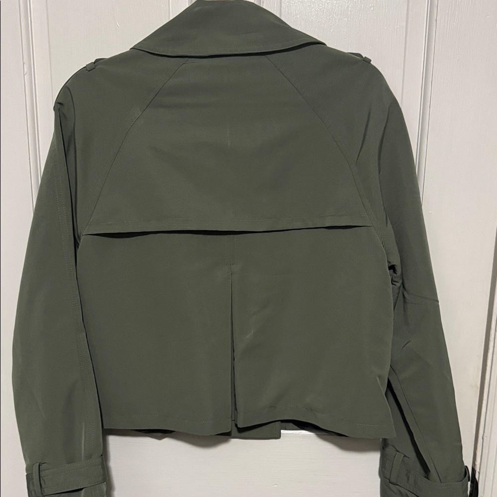 Steve Madden Women's Olive Double-Breasted Jacket - Picture 2 of 2